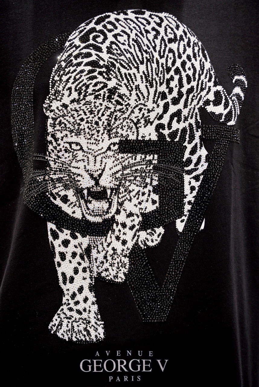 T-shirt George V "Crystal Leopard"