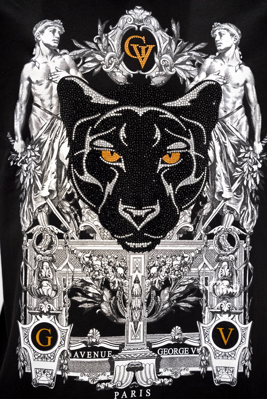 T-shirt George V "Royal Black Panther"