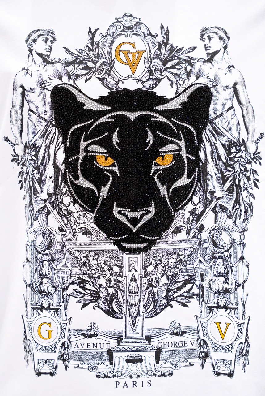 T-shirt George V "Royal Black Panther"