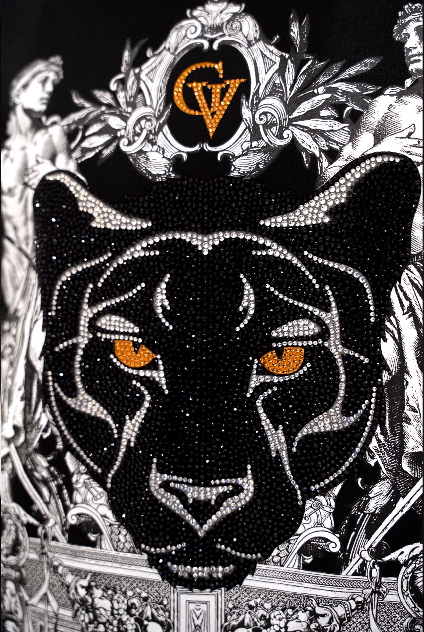 T-shirt George V "Royal Black Panther"