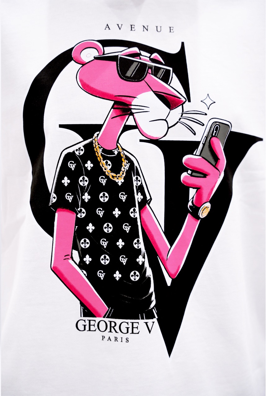 T-shirt  George V Pink Panther