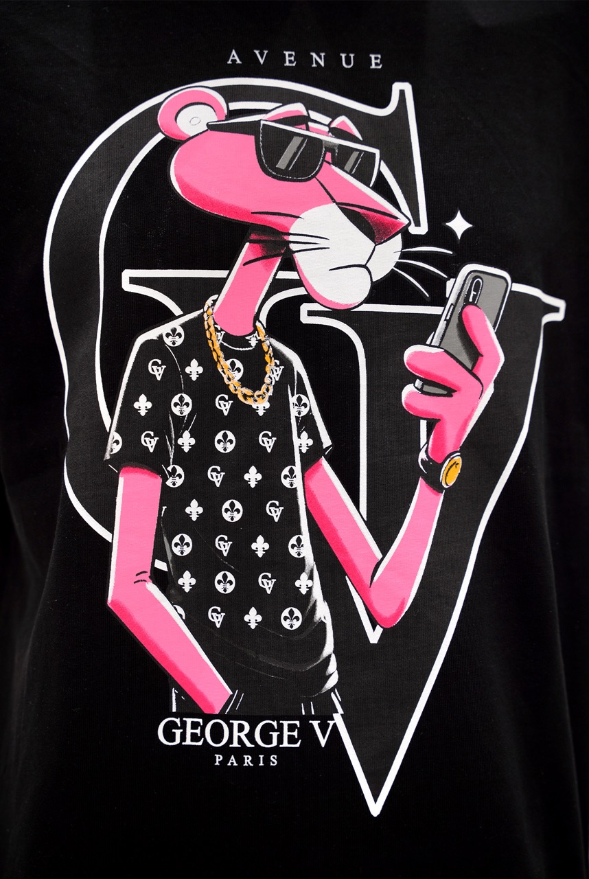 T-shirt  George V Pink Panther