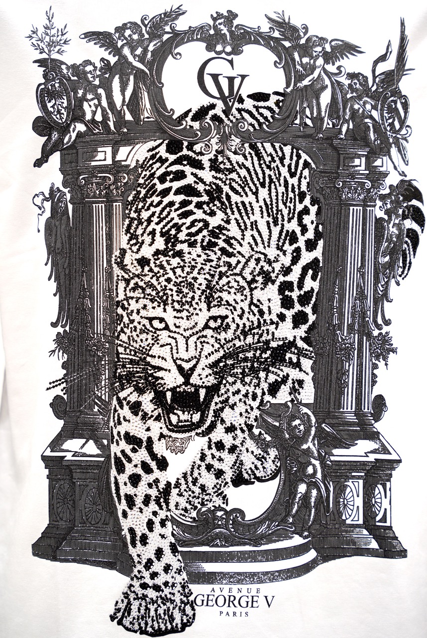 T-shirt George V "Leopard Baroque"