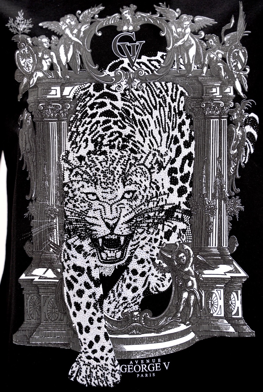 T-shirt George V "Leopard Baroque"