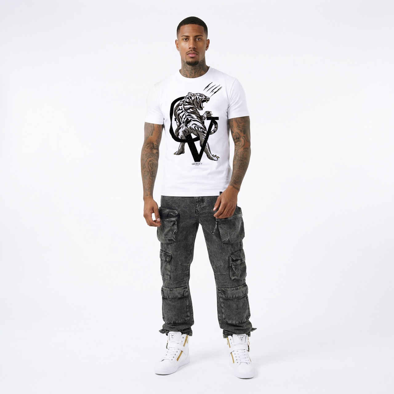 T-shirt George V "Tiger Scratch"