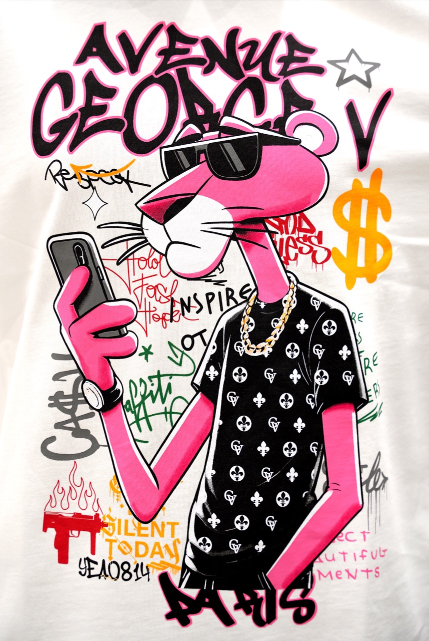 T-shirt Pink Panther Street Luxury