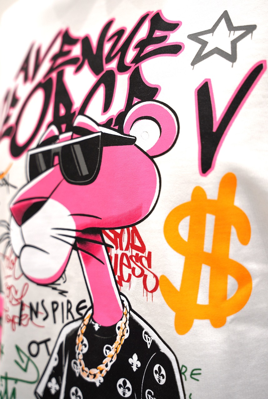 T-shirt Pink Panther Street Luxury