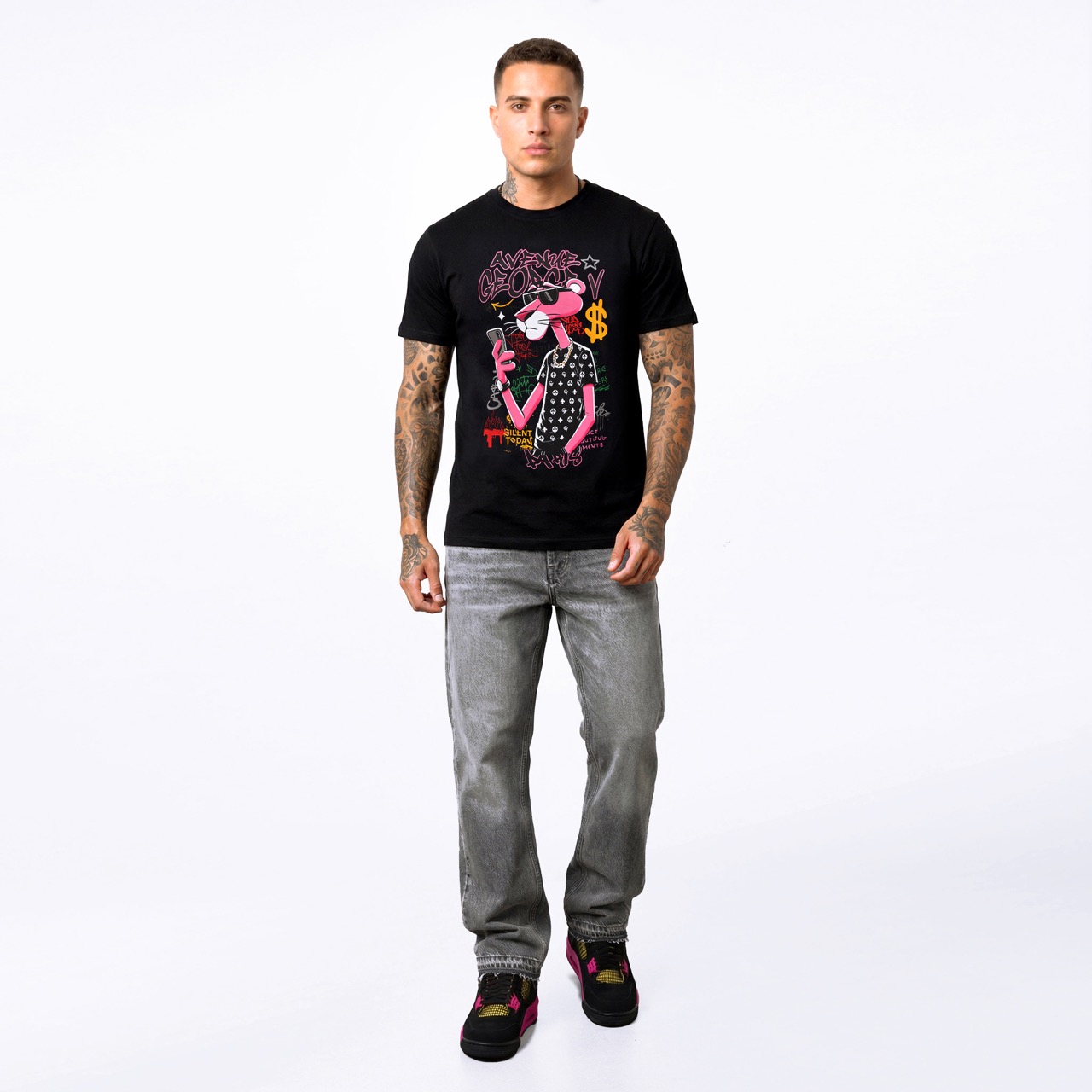 T-shirt Pink Panther Street Luxury