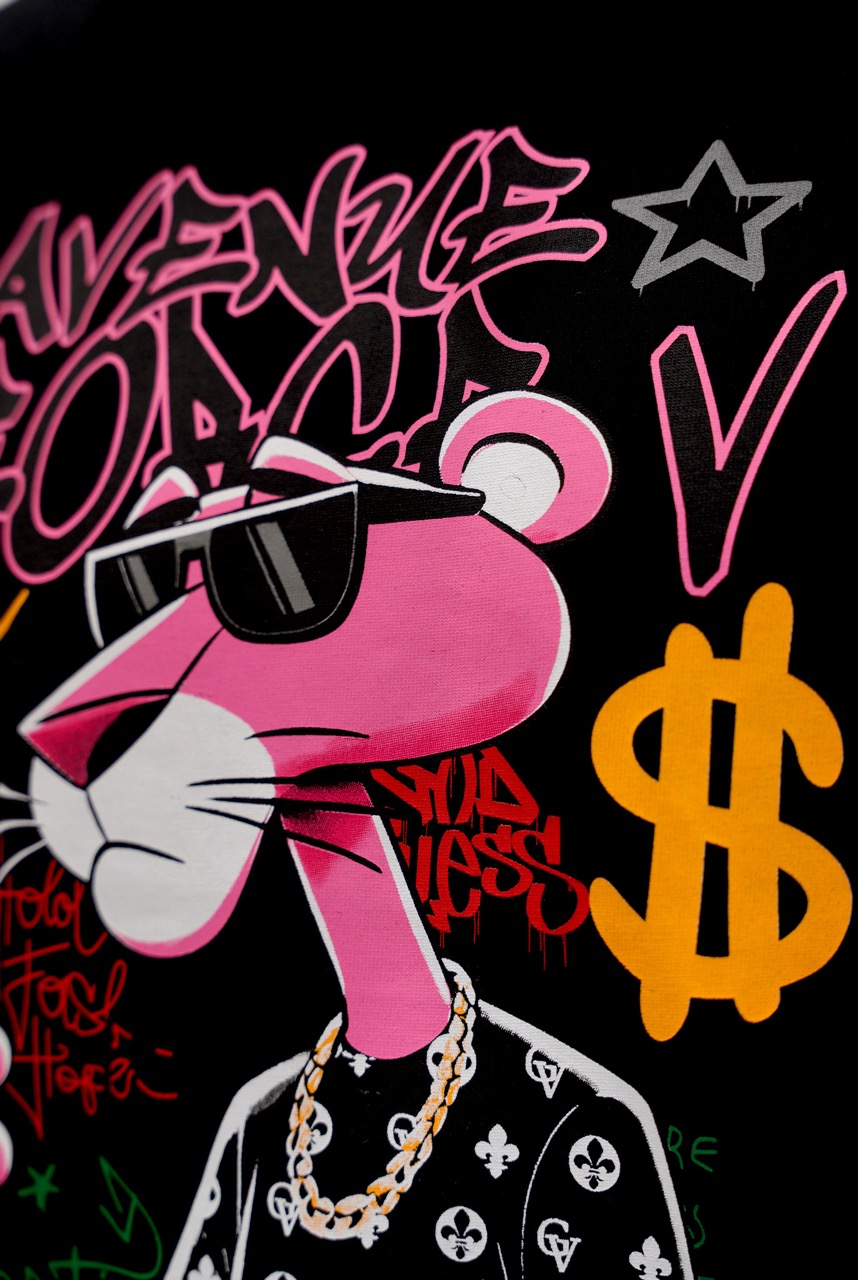 T-shirt Pink Panther Street Luxury