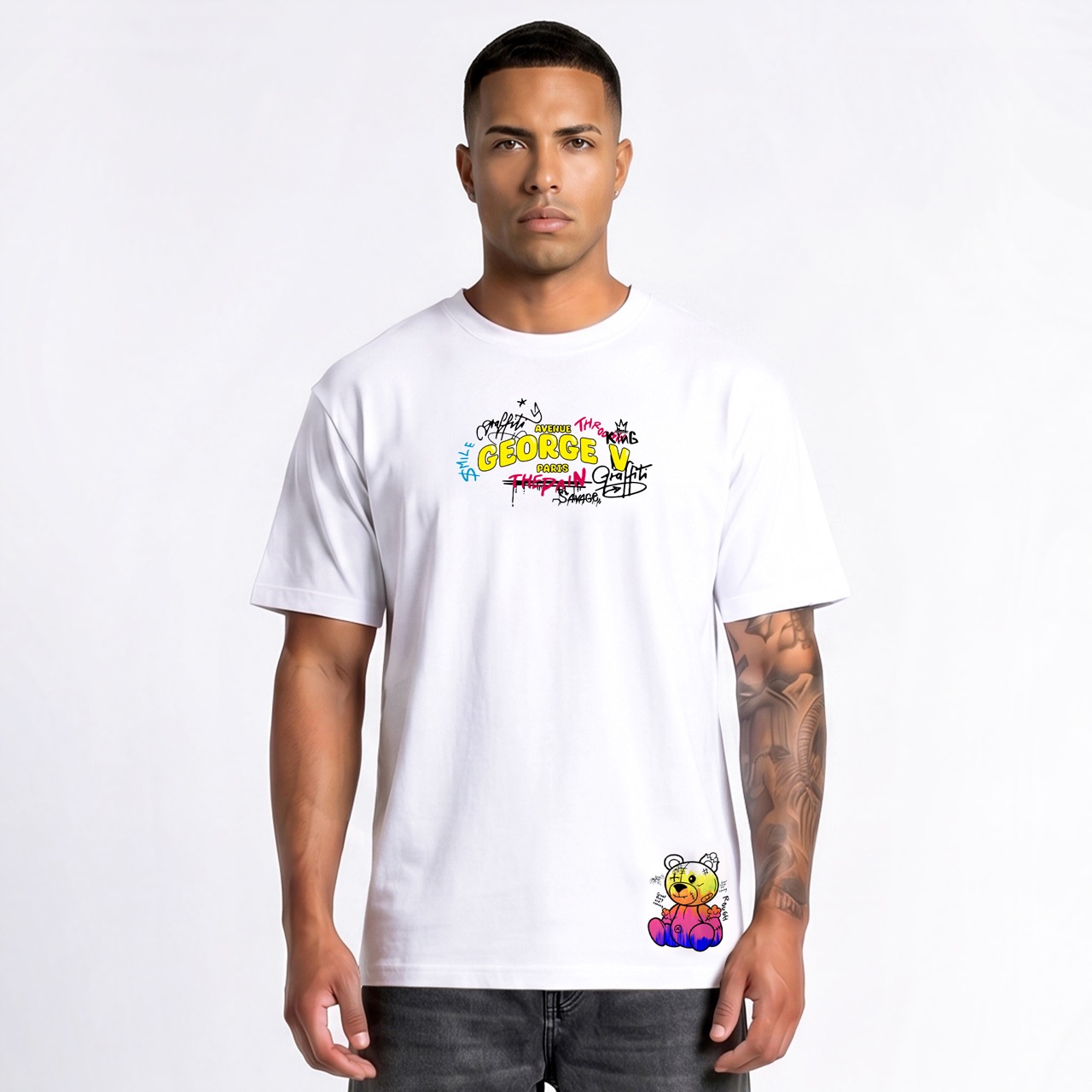 T-shirt George V "Multi-Color Bear"