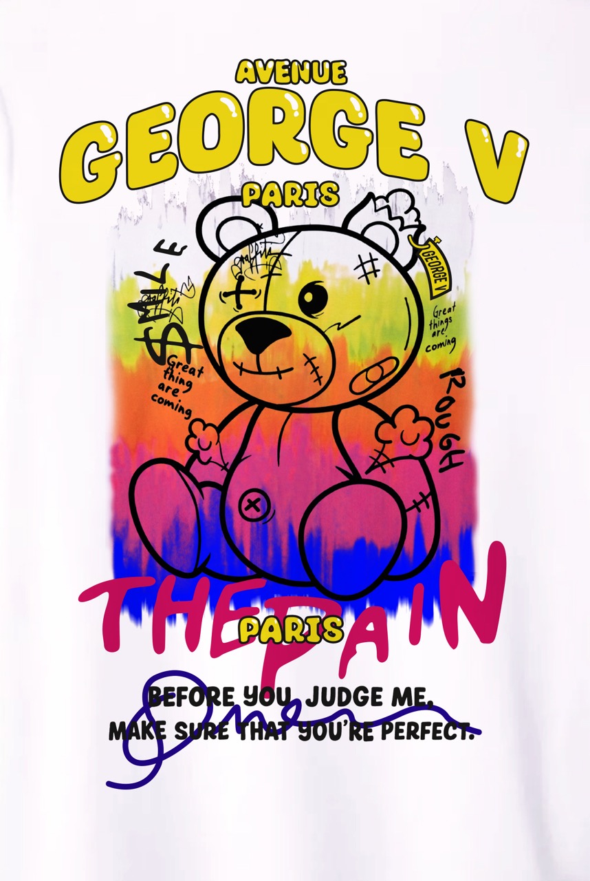 T-shirt George V "Multi-Color Bear"
