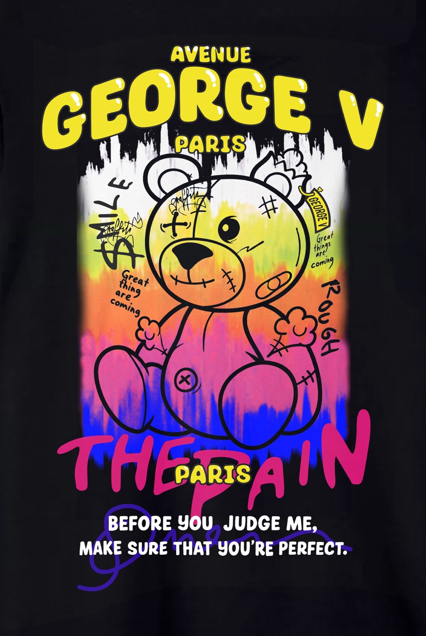 T-shirt George V "Multi-Color Bear"