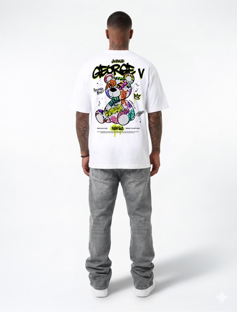 T-shirt George V "Bear Graffiti"