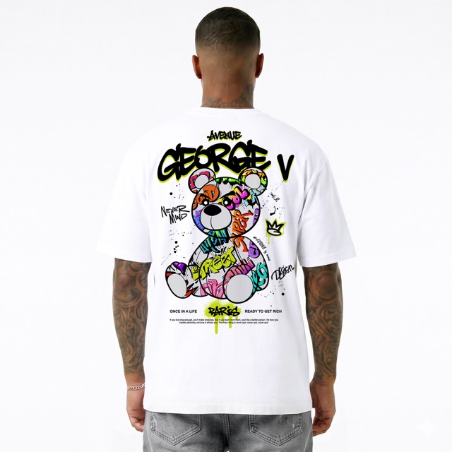 T-shirt George V "Bear Graffiti"