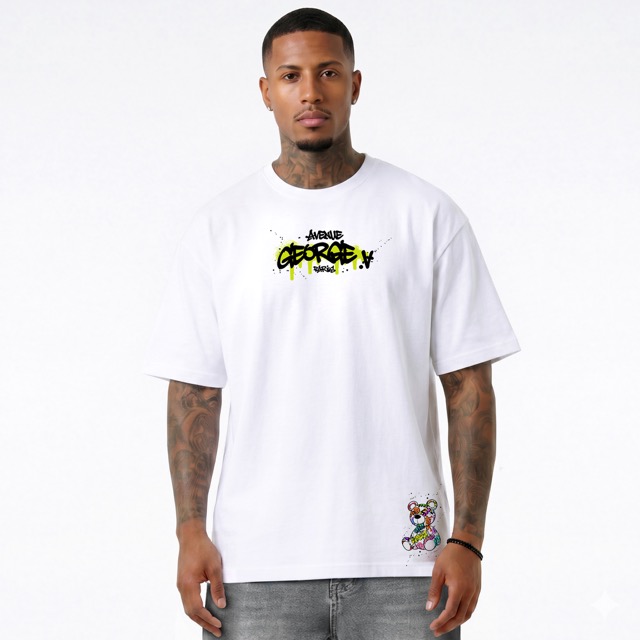 T-shirt George V "Bear Graffiti"