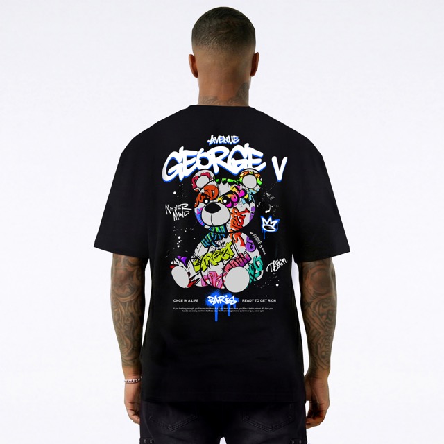 T-shirt George V "Bear Graffiti"