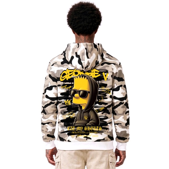 Hoodie George V "Camo Bart"