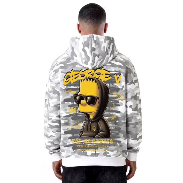Hoodie George V "Camo Bart"