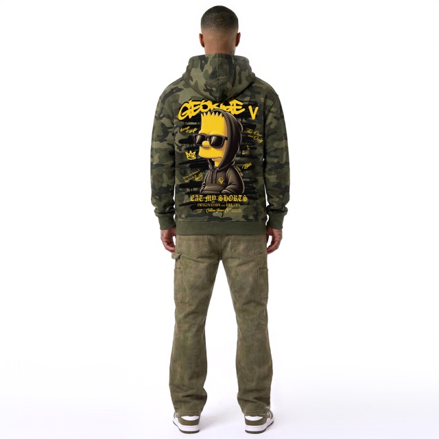 Hoodie George V "Camo Bart"