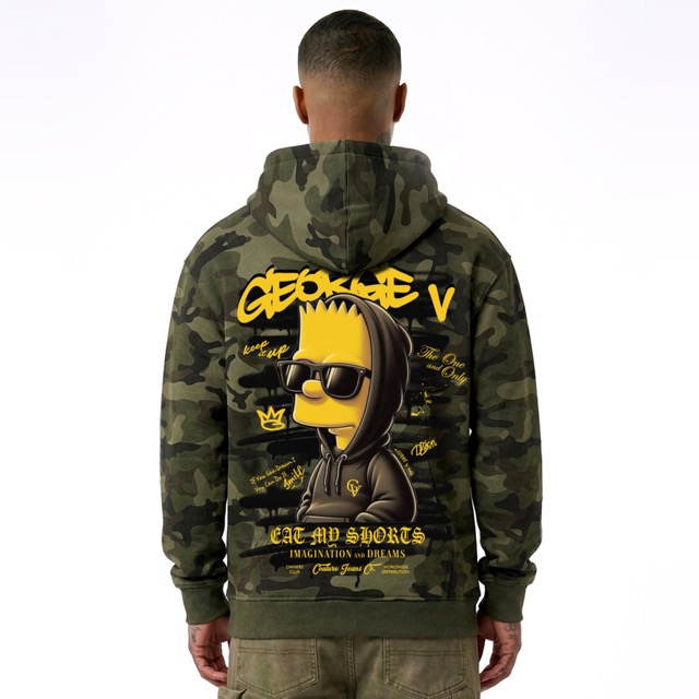 Hoodie George V "Camo Bart"
