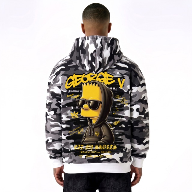 Hoodie George V "Camo Bart"