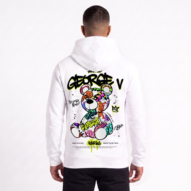 Hoodie George V "Bear Graffiti"