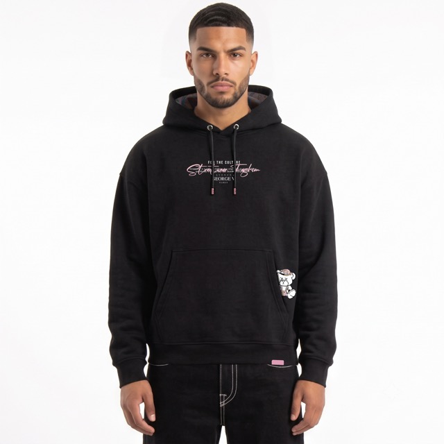 Hoodie George V "Cachemire Rose Bear"