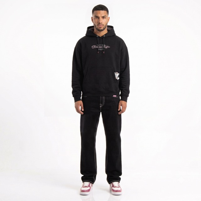 Hoodie George V "Cachemire Rose Bear"